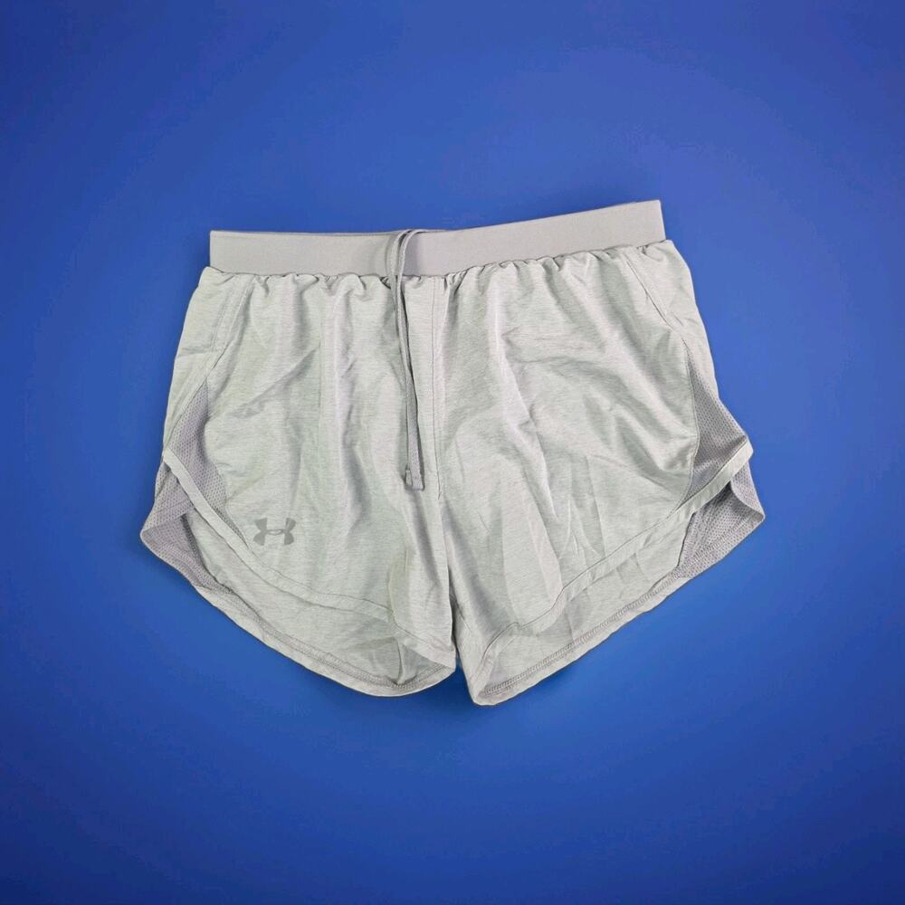 Under Armour Gray Women's Fly-By 2.0 Size S Shorts Activewear Gym Hiking C39-17